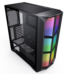 SAMA ARGB strip Gaming <span class=keywords><strong>PC</strong></span> case malla metálica <span class=keywords><strong>diseño</strong></span> frontal <span class=keywords><strong>caja</strong></span> de escritorio <span class=keywords><strong>caja</strong></span> de computadora de vidrio templado - Product Image 2