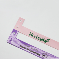 Pulsera RFID de PVC de 13,56 MHz para eventos Código QR personalizado Identificar pulseras de vinilo de plástico NFC para hospital