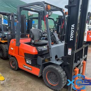 <span class=keywords><strong>TOYOTA</strong></span> 30 Forklift Mini 3ton pencetak bekas asli Jepang kecil kondisi baik diskon besar di Tiongkok penjualan laris - Product Image 5