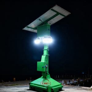 CE認証取得済みのポータブルソーラータワー、420Wパネル搭載、建設現場向け35時間稼働 - Product Image 2