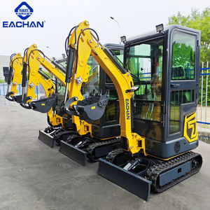 Chine Fabrication Maison Petite Pelle Agriculture Ferme 1.2 Tonnes Mini Pelle sur Chenilles Multifonctionnelle Diesel Petite Ensacheuse - Product Image 1