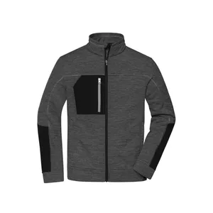 Giacca in Pile Strutturato da Uomo, Merchandising Sostenibile - Product Image 4
