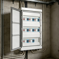 Boîtier de distribution photovoltaïque 8 prises 15A 63A en ABS 525V, modèle DXV-05-5 pour systèmes solaires extérieurs
