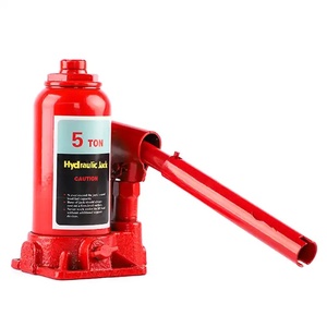 Nuevo Diseño, Gato Hidráulico de Botella Soldado Rojo de 5 Toneladas de Capacidad, Tipo Push-Pull, para Reparación de Automóviles y Elevación de Objetos en el Hogar - Product Image 6