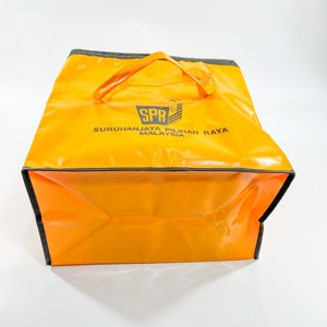 Bolsa de PVC amarilla con logotipo para <span class=keywords><strong>papeletas</strong></span> - Product Image 3