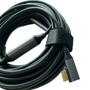 Câble de données d'attache de photographie à angle droit orange haute visibilité OEM de haute qualité de 32 pieds 10 m <span class=keywords><strong>USB</strong></span>-C à Micro-B - Product Image 3