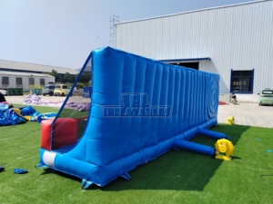 Jeux gonflables commerciaux 4-en-1 pour fêtes foraines avec fléchettes, basketball et jeu de tir Tic-Tac-Toe pour parcs d'attractions et événements scolaires (location) - Product Image 5
