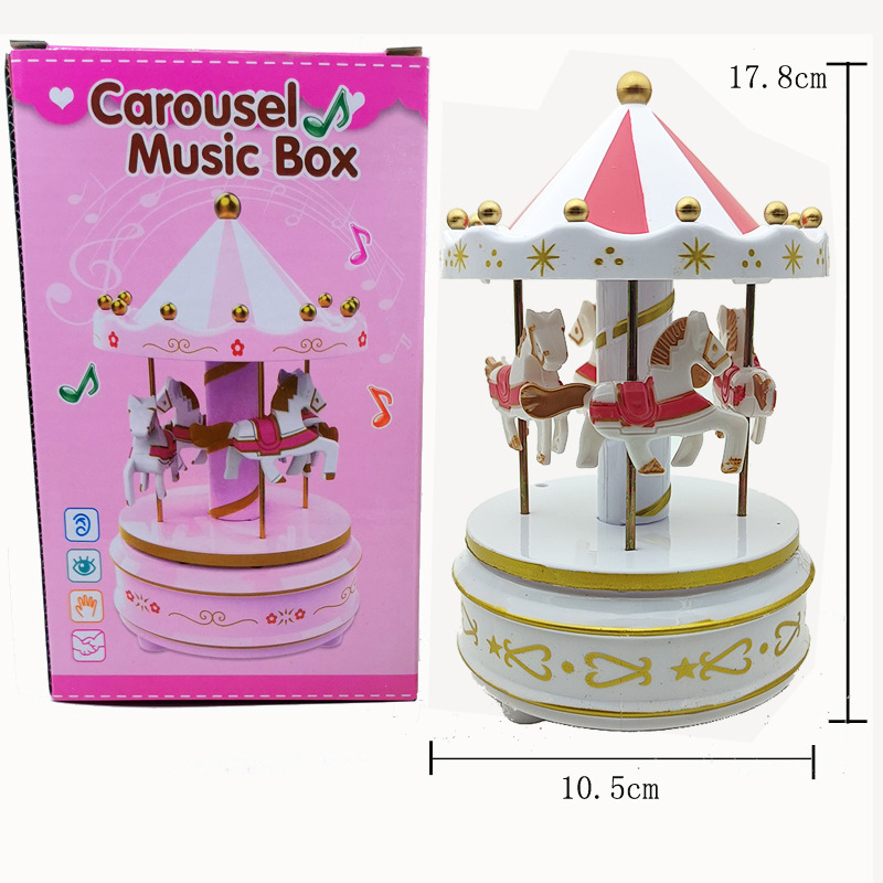 Troyano blanco con luces