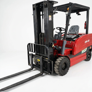 Xe nâng điện pin, động cơ AC, 3 tấn, cân bằng trọng lượng, vận hành ngồi lái, cột nâng ba tầng, đạt chứng nhận CE, sẵn sàng xuất khẩu - Product Image 1