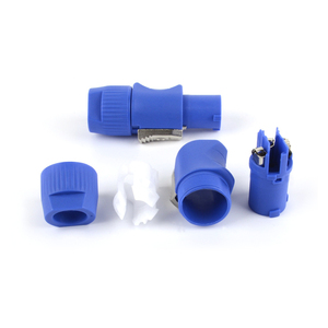 Nhà Máy Bán Hàng Trực Tiếp Kết Nối Âm Thanh 3 Pin Màu Xanh 20A 250V <span class=keywords><strong>AC</strong></span> Kết Nối Điện Nam Phích Cắm Nữ Ổ Cắm Jack Cắm Cho Powercon Cáp - Product Image 6