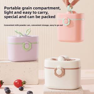 Boîte à <span class=keywords><strong>lait</strong></span> en <span class=keywords><strong>poudre</strong></span> multifonctionnelle portable Golden Baby, écologique, pour les sorties de bébé, avec <span class=keywords><strong>compartiment</strong></span> anti-humidité en PP et silicone - Product Image 2