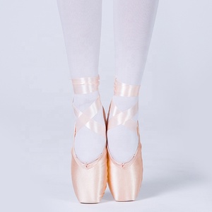 Ultima moda ragazze balletto formazione <span class=keywords><strong>danza</strong></span> donna scarpe da punta economiche balletto per ragazza - Product Image 5