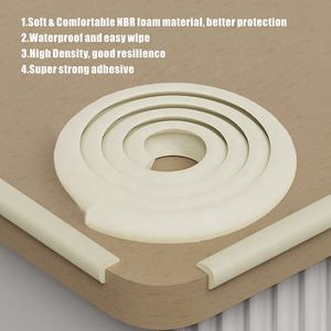 Probebi gardes de meubles de sécurité pour enfants NBR pare-chocs de table en plastique adhésif et gardes de bord et d'angle épreuvage pour bébés pour coins de tables - Product Image 5