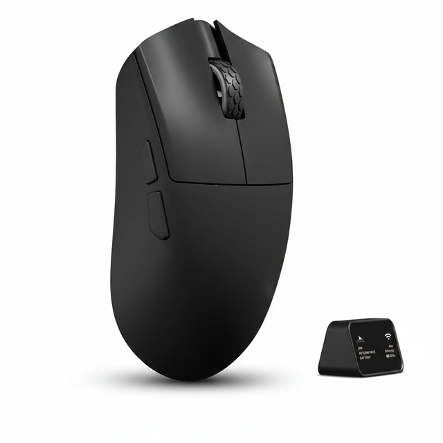 Darmoshark M3XSPRO 45g PAW3950 8K Screen Display Tri Mode Wireless Gaming Mouse TTC Switch for Small Medium Hand Esports
