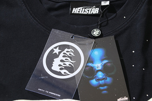 T-shirt da uomo Hell Stars di alta qualità 1.1 Tee NFC disponibile con etichette, in stock, 100% cotone, lavaggio acido, modello Star 1:1, dalla S alla XL - Product Image 5