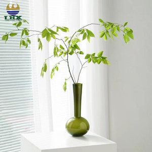 Personalizzato avanzato stile europeo verde oliva da salotto tavolo <span class=keywords><strong>vaso</strong></span> di vetro fiore <span class=keywords><strong>per</strong></span> la decorazione della casa <span class=keywords><strong>vaso</strong></span> di cristallo - Product Image 3