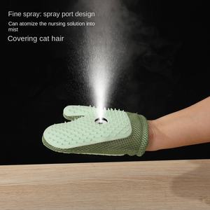 Köpek banyo kedi penye malzemeleri için tarak şamandıra saç kaşıntı masajı ile çevre dostu plastik Pet temizlik eldiveni - Product Image 1