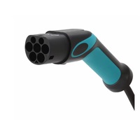 Nouvelle station de charge et pistolet de recharge portable T2 bleu clair pour véhicules électriques avec prise mâle