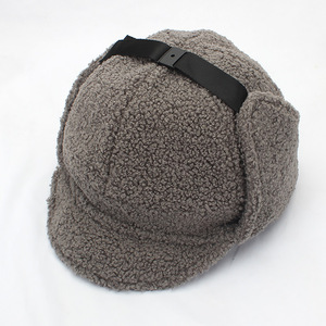 Chapeau d'hiver en polaire berbère de haute qualité pour la protection contre le froid, idéal pour le ski en extérieur, bonnet russe, bonnet de pilote, fournisseur de chapeaux - Product Image 2