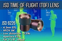 Objectif JSD6226 4,26 mm F/2,8 8MP M12 avec filtre IR-cut pour caméras thermiques et scanners 1/1,8 pouces