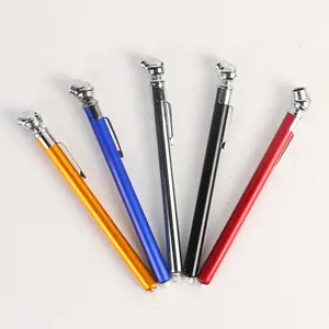 Portable Seng Paduan Kepala Pensil Mobil Pengukur Tekanan Ban Pensil Alat Pengukur Tekanan Ban 10-50 PSI/KPA dengan Klip