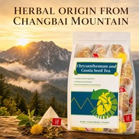 Teh Herbal Krisan dan Biji Cassia Bebas Kafein Teh Bunga Alami Kantong Teh Grosir Langsung dari Pabrik