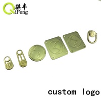 Étiquettes personnalisées en métal pour vêtements, accessoires de vêtements, logo, étiquette nom, en métal pour couture