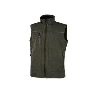 U-POWER-Gilet en tissu U-4 vert foncé Saturn PE181DG-4XL-EAN 8033546466056 WORK JACKETS SUMMER SOFTSHELL JACKETS - Product Image 1