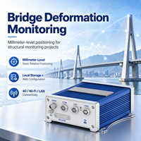 Récepteur de surveillance GNSS RTK haute précision multi-constellations multi-fréquences CORS, indice IP68, -40~75°C, pour la détection de déformations