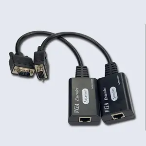 1 cặp 60M VGA tín hiệu mạng để Lan Extender Ethernet Transmitter Receiver