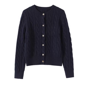 Cardigan Ample en Acrylique Tricoté pour Femme de Haute Qualité, Anti-Plis, à Col V et Manches Longues, Style Décontracté <span class=keywords><strong>Ralph</strong></span> <span class=keywords><strong>Lauren</strong></span> pour l'Hiver - Product Image 2