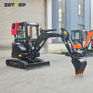 Miễn phí vận chuyển zotoop Mini Máy xúc EPA động cơ KUBOTA 2.5ton Crawler Micro Digger 1 tấn 2 tấn trang trại máy xúc nhỏ để bán - Product Image 4