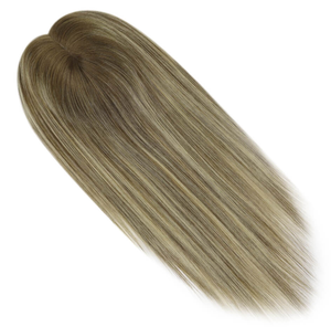 2024 nouveau Design soie base de cheveux humains topper cheveux topper cheveux humains juif humain topper - Product Image 4