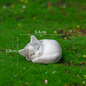 Cute Mini Resin <strong>Cat</strong> Ornaments Multiple Colors Small Sculptures for Home Decor Animal <strong>Figurines</strong> - Product Image 6