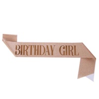 Couronne de fête pour filles, bandeau décoratif pour anniversaire, accessoire photo, ruban de coiffure semi-artisanal en tissu