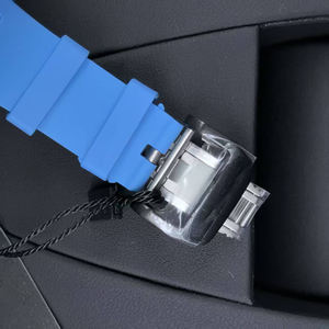 Reloj Mecánico de Alta Calidad 53-01 Polo Tourbillon con Caja en Forma de Tonneau, Función de Alarma, Correa de Goma, Esfera Analógica - Product Image 6