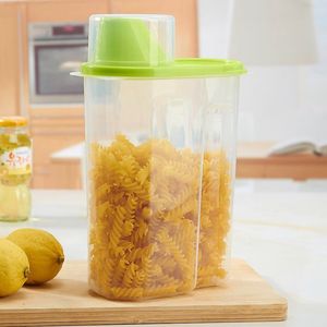 Grands Récipients de Stockage de Nourriture 1.9L/2.5L 5 Pièces SANS BPA En Plastique Récipients D'entreposage Hermétiques de Nourriture de Céréales - Product Image 4