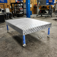 Table de soudage 3D (ex. 3000x1500mm) à vente directe avec trous D28/D16 et accessoires pour usine de fabrication