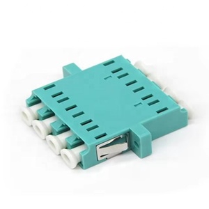 AQUA LC/UPC OM3 đa Quad mặt bích mm sợi quang Adapter Coupler - Product Image 1