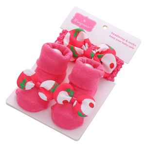 Calcetines de Moda para Bebé, Calcetines de Alta Calidad para Bebé, Conjunto de Diadema y Calcetines para Bebé - Product Image 4