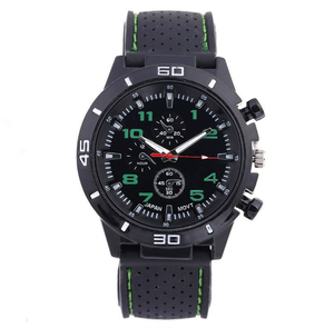 Reloj deportivo de silicona DFS02 para hombre, reloj de cuarzo informal con esfera de carreras, clásico, de lujo, para negocios, regalos para hombre - Product Image 4