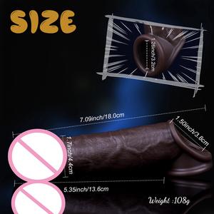 Большой размер фаллоимитатор для мужчин Увеличение пениса реалистичный силиконовый мастурбатор огромный дилдо рукав большой член секс-игрушки для взрослых - Product Image 3