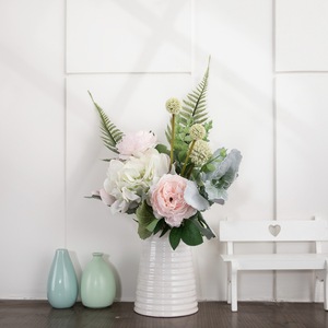 Bouquet de roses artificielles Frandole CF01073, décoration d'intérieur, arrangement de fleurs pour mariage - Product Image 1