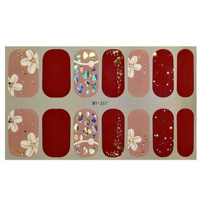 Autocollants pour ongles en gel brillant 5D MY Butterfly, sans besoin de séchage, couverture complète, imperméables, décorations pour ongles en diamant - Product Image 6