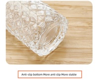 Bouteille de diffuseur de luxe 100ml 150ml Bouteille de diffuseur en verre à rayures avec bâton