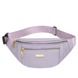 Sac de poitrine tendance, sac banane de couleur unie, sac de taille, sacoche de voyage - Product Image 1