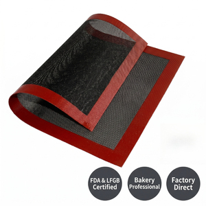 <span class=keywords><strong>Tapis</strong></span> de cuisson en silicone perforé certifié FDA, <span class=keywords><strong>tapis</strong></span> à mailles antiadhésif pour boulangerie, logo personnalisé, résistant à la chaleur, doublure de four - Product Image 1