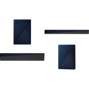 Disco Duro Externo Portátil WD My Passport de 5 TB, USB-C, Azul, para Almacenamiento de Datos en Mac - Product Image 1