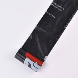 2023 Hot Sale Biologisch abbaubare Hundekot beutel Kompost ierbare umwelt freundliche Hunde mülls äcke Entsorgungs bedarf für Haustier abfälle Schwarzer Kunststoff - Product Image 3