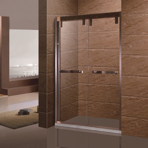 <span class=keywords><strong>Mampara</strong></span> de puerta de <span class=keywords><strong>ducha</strong></span> acrílica de plástico de forma cuadrada con marco y dos vidrios deslizantes - Product Image 6